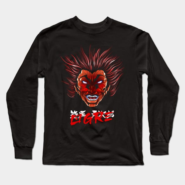 Ogre Long Sleeve T-Shirt by RetroFreak